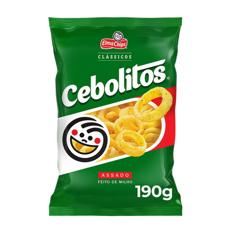 Salgadinho Elma Chips Cebolitos Pacote 190g 
 