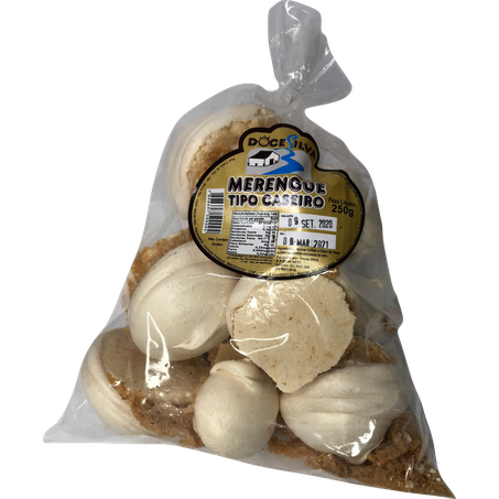 Merengue doce silva 250gr caseiro