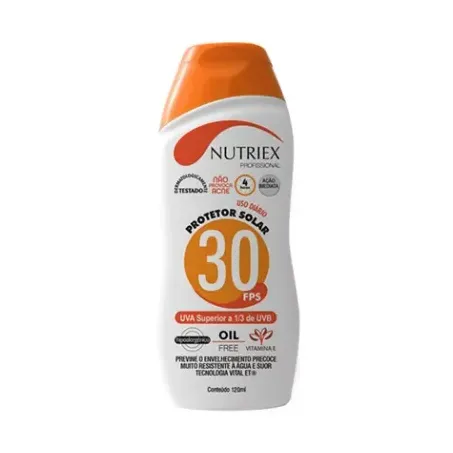 PROTETOR SOLAR FPS30 UVA 120ML NUTRIEX LOÇÃO