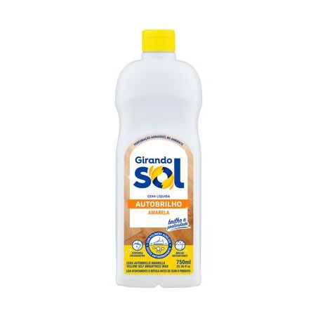 Cera líquida amarela girando sol 750ml