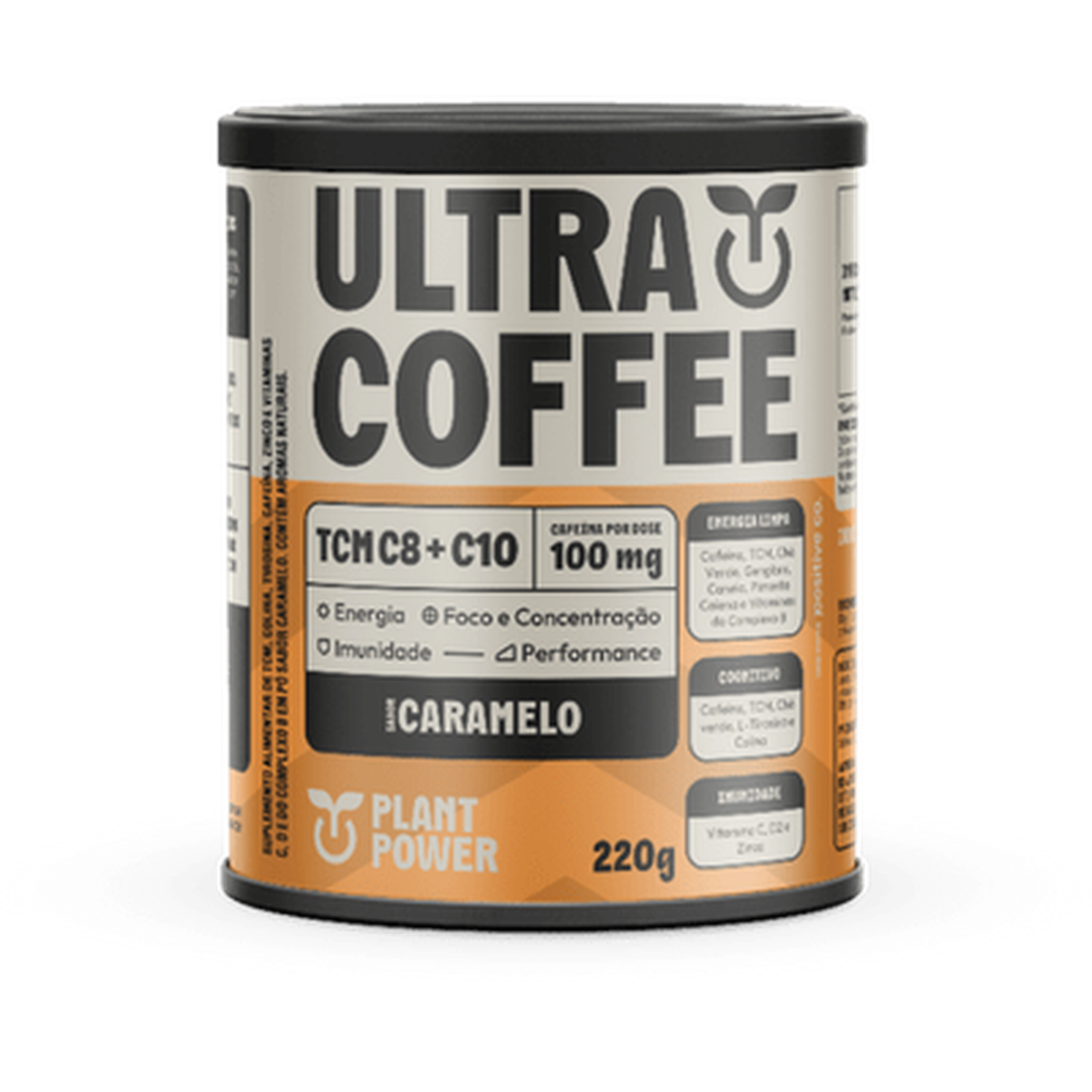 Ultracoffee Caramelo Plant Power 220g