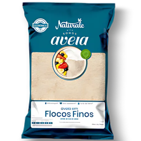 Aveia integral naturale 500g flocos finos