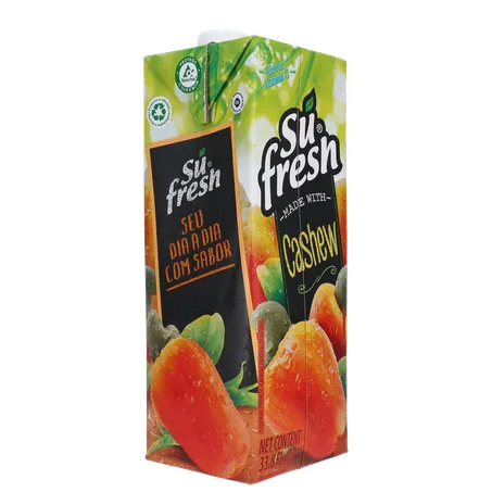 Bebida de Fruta Adoçada Su Fresh Caju Caixa com Tampa 1lt 360-13