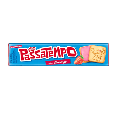 Biscoito Nestlé Passa Tempo Morango 130g
