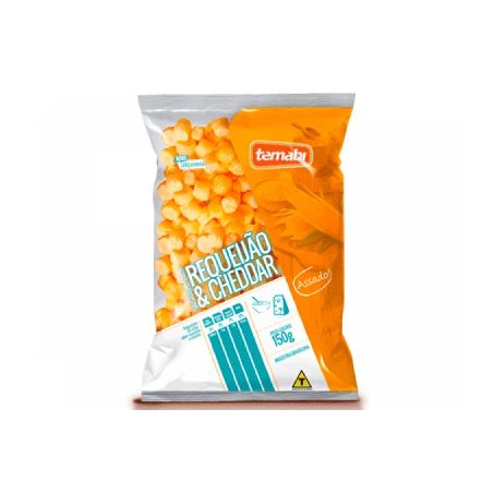 Salgadinho Temabi Requeijão E Cheddar 150G
