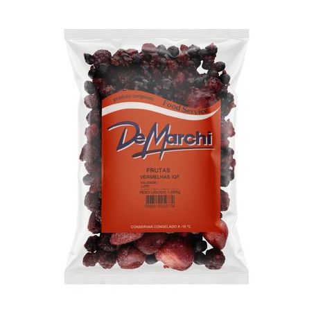 Frutas Vermelhas Congeladas de Marchi Food Service Pacote 1,02kg