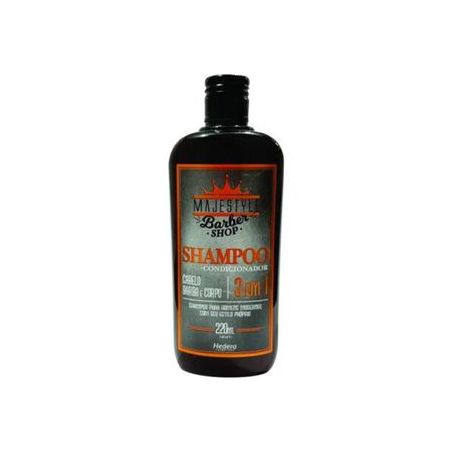 Shampoo homem 3x1 majestyle hedera 220ml