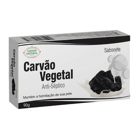 SABONETE DE CARVÃO VEGETAL ANTI-SÉPTICO 90G