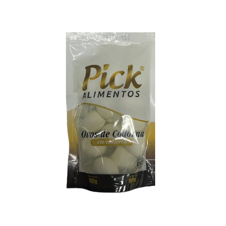 OVOS DE CODORNA CONSERVA PICK SC 100G