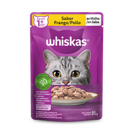 PATÊ WHISKAS AD FRANGO SC 85G