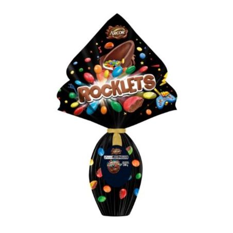 Ovo de Páscoa ao Leite Rocklets Arcor 200g