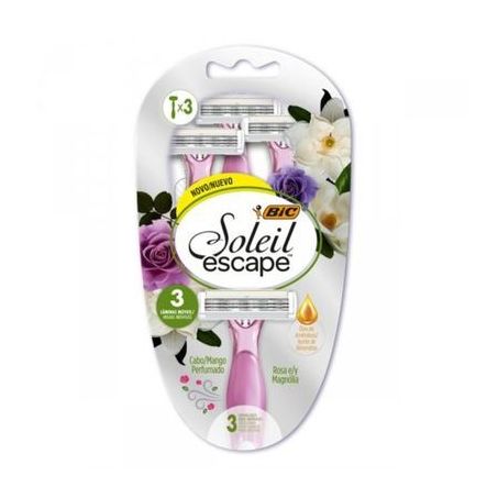 APAR. DEPILAR BIC SOLEIL ESCAPE ROSA X3