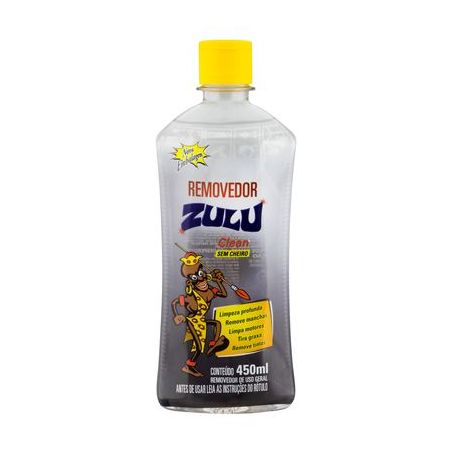 Removedor Zulu Clean Sem Cheiro Embalagem 450ML