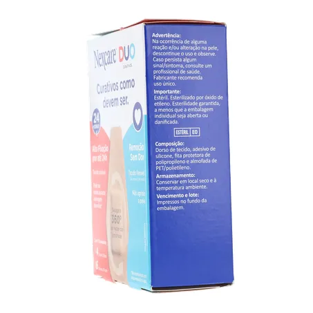 Curativo nexcare duo tamanhos diferentes caixa c-10unid 360-7