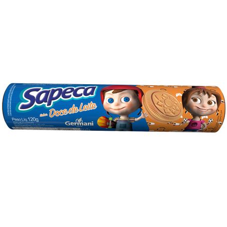 Germani-biscoito sapeca 120g doce leite