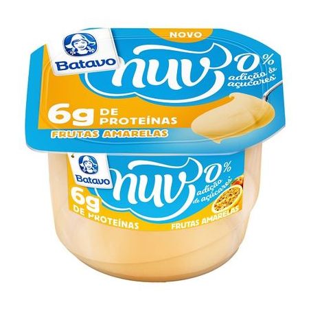 Creme quark batavo nuv frutas amarelas zero açucar 100g