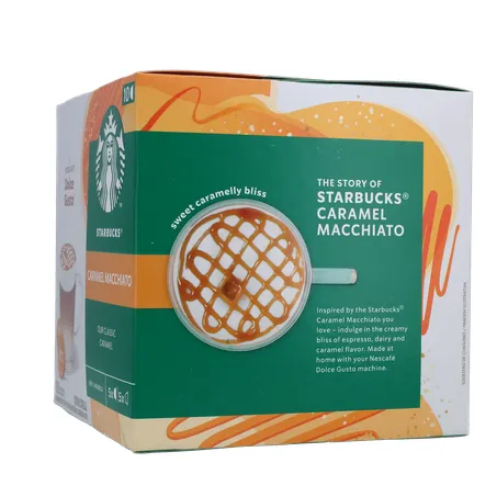 CAFÉ CÁPSULAS STARBUCKS CARAMEL MACCHIATO C/10 UN 360-7