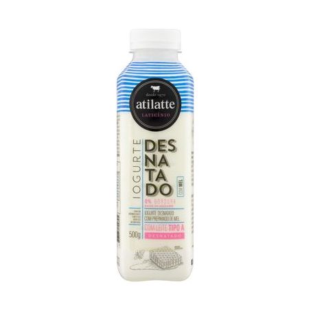 IOGURTE ATILATTE DESNATADO COM MEL 500G
