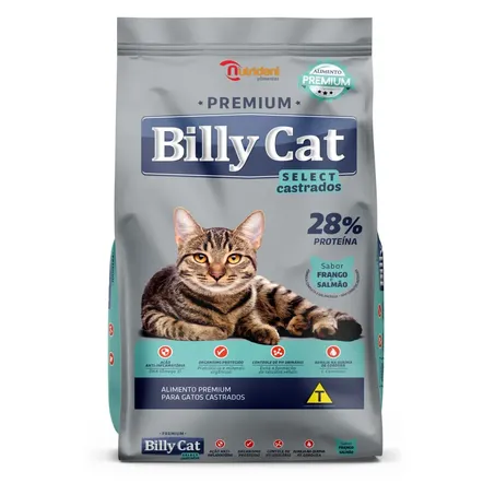 RACAO BILLY CAT 28% PR CAS 1KG