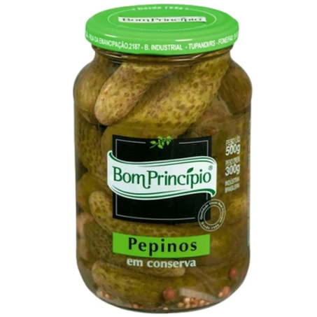PEPINO CONSERVA BOM PRINCIPIO 300G TRADICIONAL