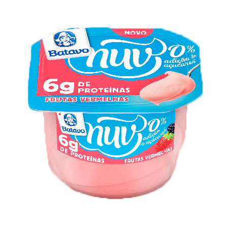 Iogurte batavo nuv frutas vermelhas zero