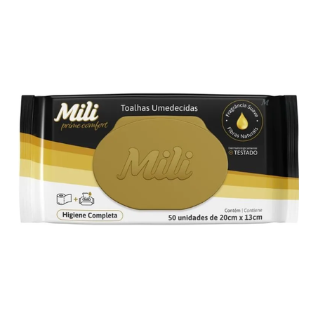 LENÇO UMEDECIDO PRIME COMFORT C/50UN MILI 1378