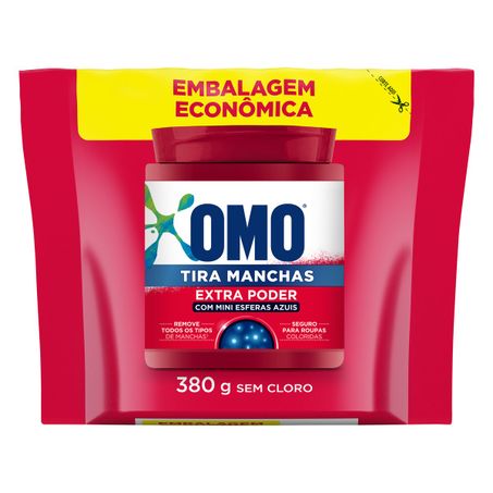 TIRA-MANCHAS EM PÓ OMO EXTRA PODER