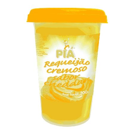 Requeijão cremoso cheddar piá 180g