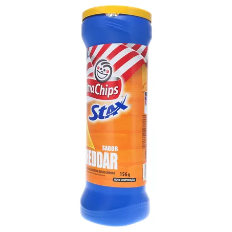SALGADINHO E CHIPS STAX CHEDDAR 156G 360-5
