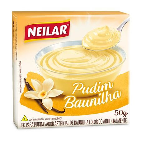 Pudim Pó Neilar Baunilha Caixa 50g 
 