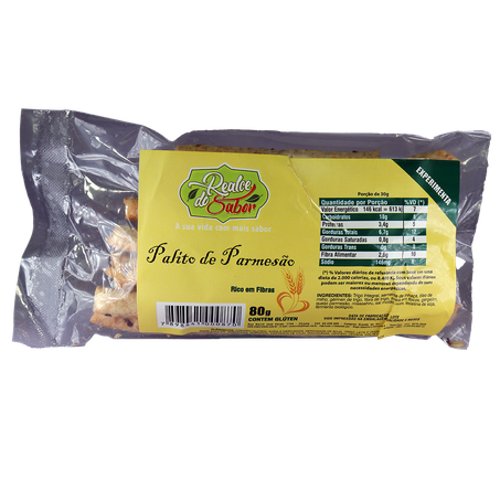 BISCOITOS  PALITOS PARMESAO 80G - REALCE DO SABOR