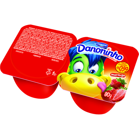 Petit suisse danoninho morango 80g