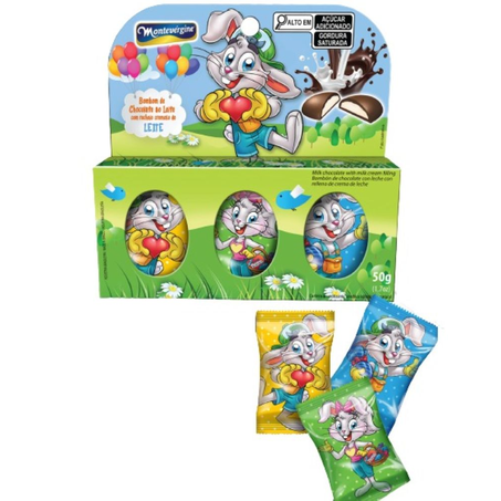 Chocolate Montevergine Mini Ovos Ao Leite Caixa 50G