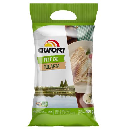 Filé de tilápia aurora 400g