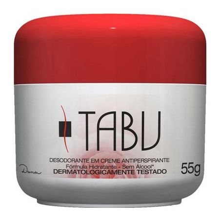 Desodorante tabu feminino creme 55g
