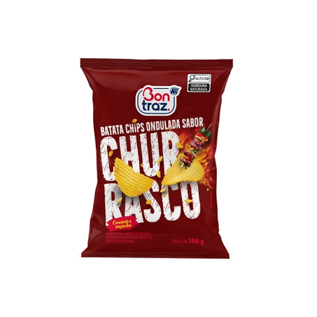 Batata Bontraz Ondulada Churrasco Pacote 100g