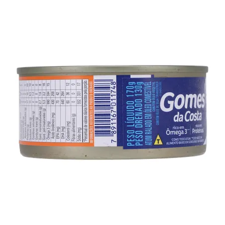 Atum Ralado Gomes Da Costa Óleo 170g 360-27