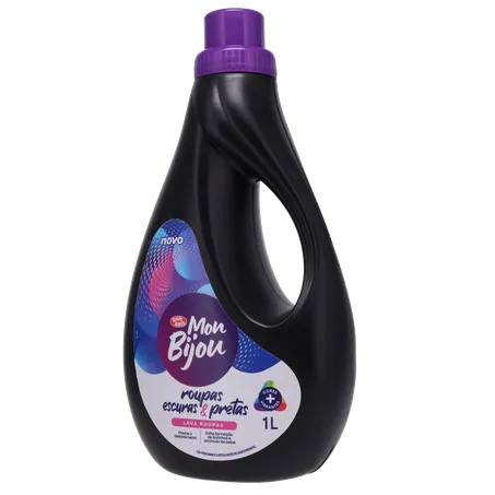 Lava roupas líquido mon bijou para roupas escuras e pretas 1l 360-2