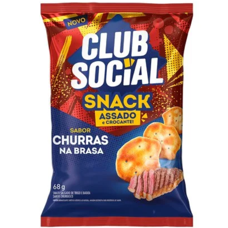 Snack club social 68g churrasco na brasa