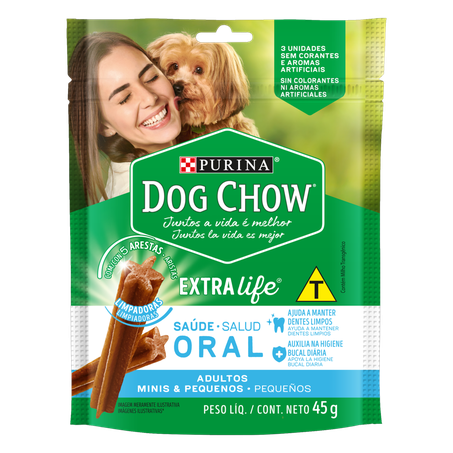 Racao Dog Chow Oral Saude Adulto Mini 45g 
 