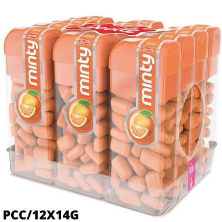 Pastilha docile pcc/12x14g mini minty laranja (tictac)