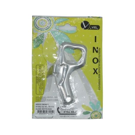 Abridor de lata/garrafa viel aco inox