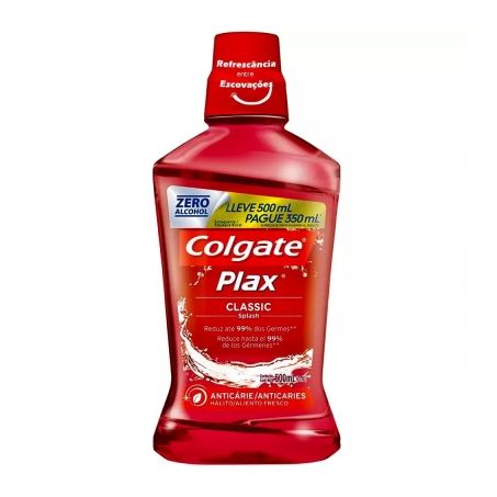 Enxaguante Bucal Colgate Plax Classic Oferta 500ML