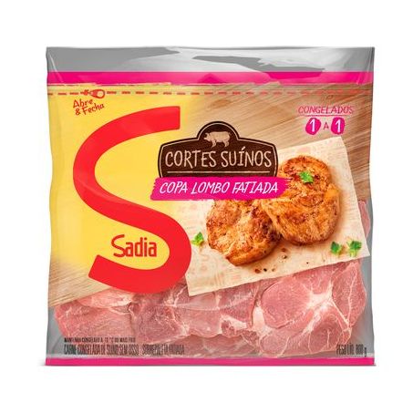 COPA LOMBO SUINA SADIA FATIADA PACOTE 800G