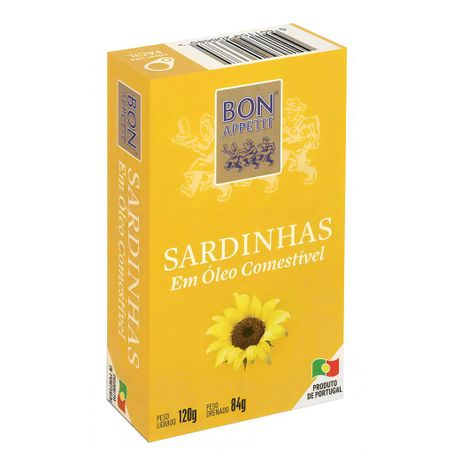 Sardinha Bon Appetit óleo 120g