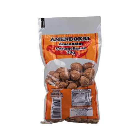 AMENDOIM CARAMELIZADO 70G AMENDOKRI