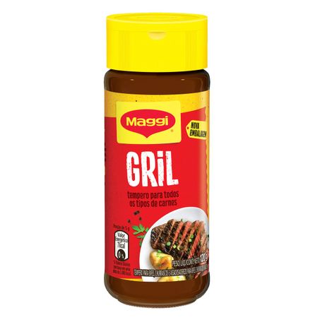 TEMPERO EM PÓ PARA TODOS OS TIPOS DE CARNE MAGGI GRIL