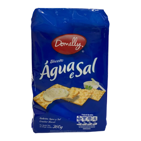 BISCOITO DOMELLY AGUA E SAL 360G
