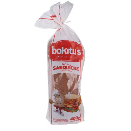 Pão bokitus sanduiche integral 400g 360-35