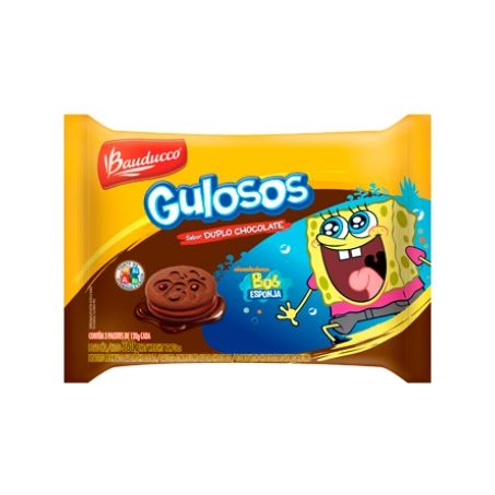 Biscoito gulosos 335g chocolate duplo